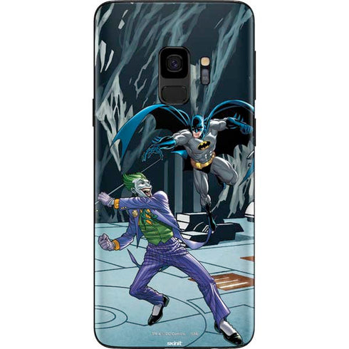 DC Comics The Joker vs Batman Art Galaxy S9 Skin